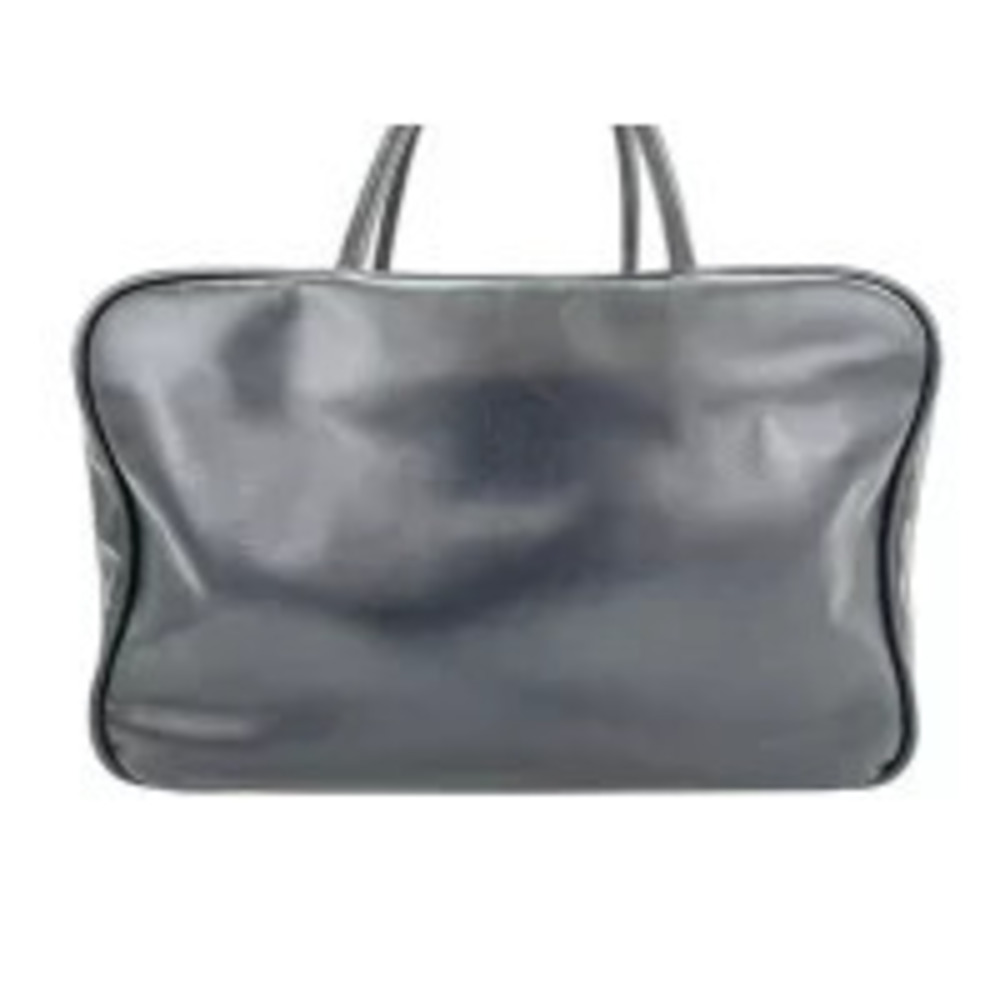 Miu Miu black leather top handle bag rectangular silhouette